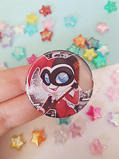 Harley Quinn Pin Badge Button