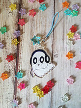 Load image into Gallery viewer, Napstablook Clear 2in Acrylic Charm