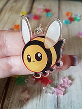 Load image into Gallery viewer, Bumble Bee 2in Acrylic Charm

