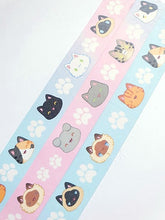 Load image into Gallery viewer, Cat Faces Washi Tape