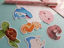 Load image into Gallery viewer, Sea Creatures Sticker Pack