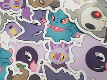 Load image into Gallery viewer, Ghost P o k e Stickers set 1
