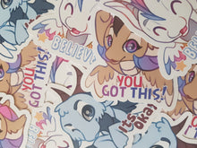 Load image into Gallery viewer, Quote Dragon Stickers