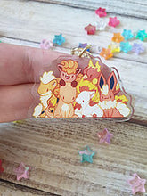 Load image into Gallery viewer, Fire P o k e 1 / 2in Acrylic Charm
