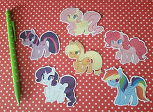 Load image into Gallery viewer, MLP Main Six Sticker Set