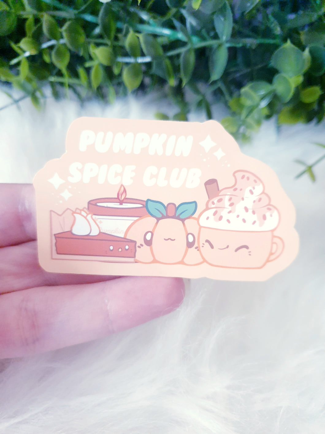 Pumpkin Spice Club Orange Sticker