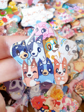 Load image into Gallery viewer, Blue dog and friends Star Badge
