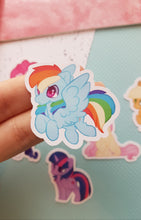 Load image into Gallery viewer, MLP Pony Main 6 Small Sticker Pack
