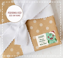 Load image into Gallery viewer, B U L B A  / Christmas Present Labels / Gift Label / Personalised

