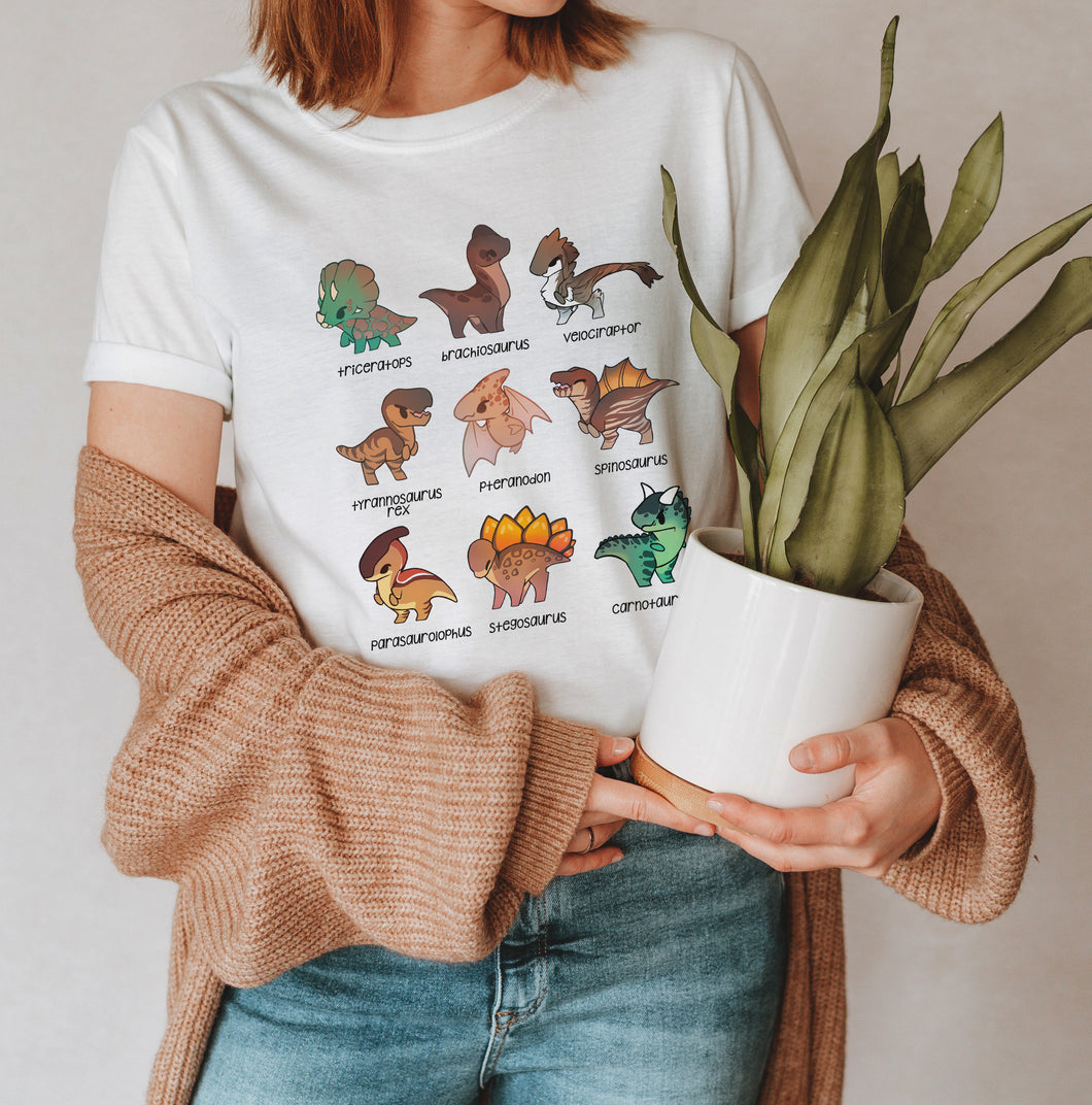 Dinosaur & Names Tshirt