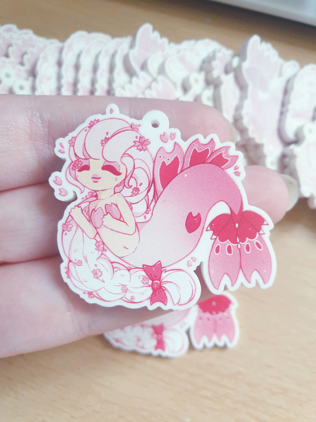 Sakura Mermaid Charm