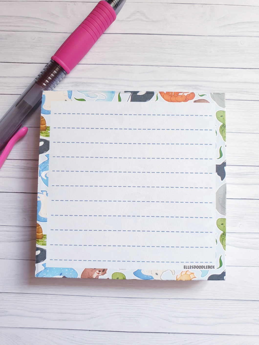 Sea life / creatures Square Memopad