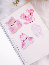 Load image into Gallery viewer, Pink Clouds - Reusable Sticker Book A5
