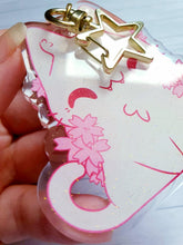 Load image into Gallery viewer, Cat Glitter 2.5&quot; Acrylic Charm
