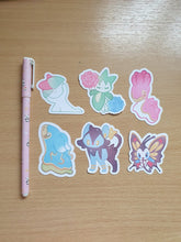Load image into Gallery viewer, P o k e Stickers
