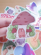 Load image into Gallery viewer, Mushroom Animals Stickers
