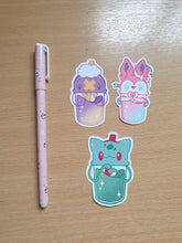 Load image into Gallery viewer, P o k e Bubble Tea Stickers
