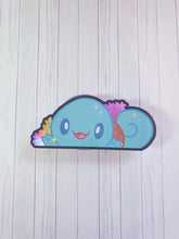 Load image into Gallery viewer, Squirtle Peeker Hologrpahic Vinyl Sticker

