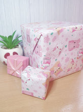 Load image into Gallery viewer, Sakura Animals Wrapping Paper
