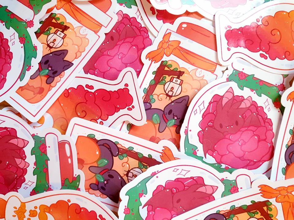 Halloween Glass Jars Stickers