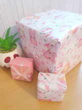 Load image into Gallery viewer, Sakura Animals Wrapping Paper
