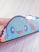 Load image into Gallery viewer, Squirtle Peeker Hologrpahic Vinyl Sticker
