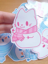 Load image into Gallery viewer, Snowmen Stickers
