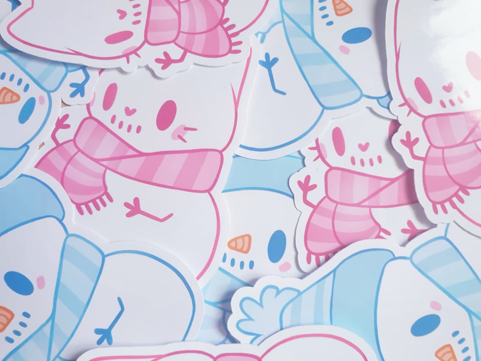 Snowmen Stickers