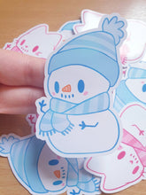 Load image into Gallery viewer, Snowmen Stickers
