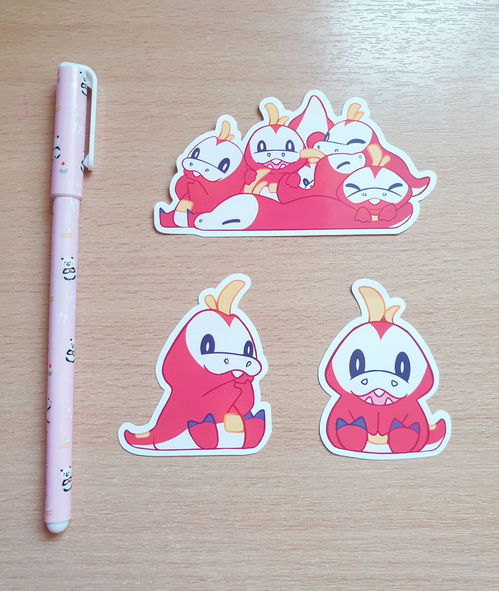 Fuecoco Sticker Pack – Ellesdoodlebox