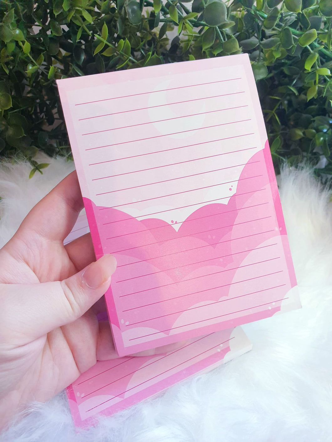Pink Clouds NotePad