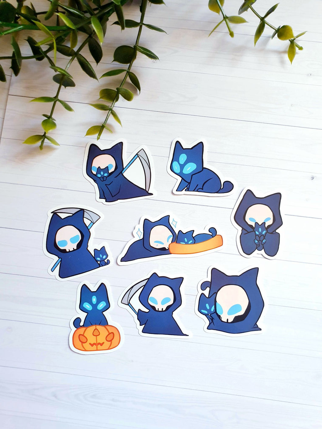 Reaper & Cat Sticker Pack