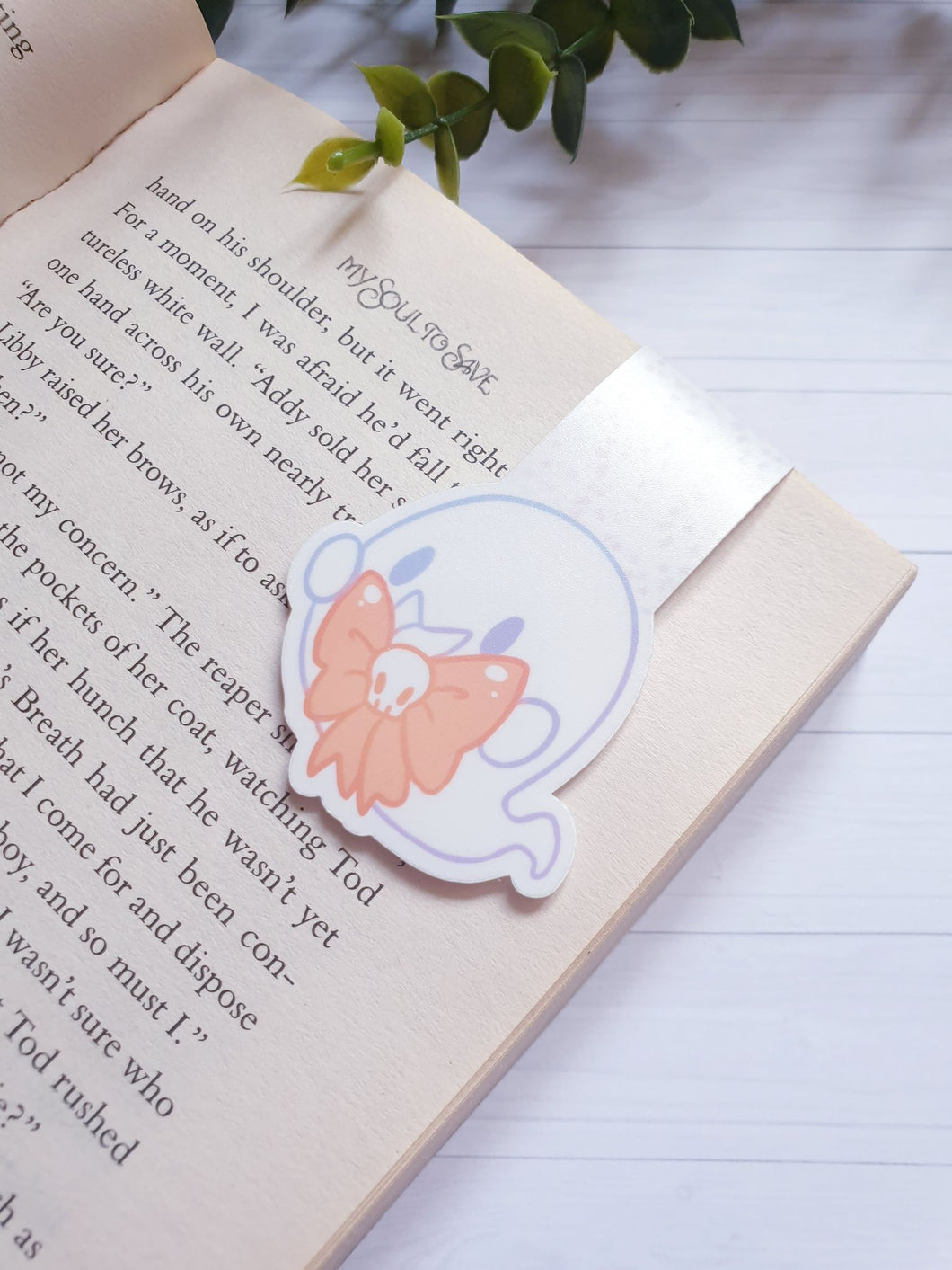 Ghost Magnetic Bookmark