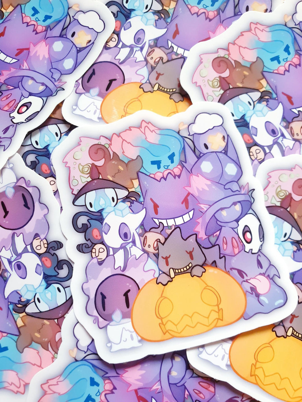 Ghost P o k e Group Sticker