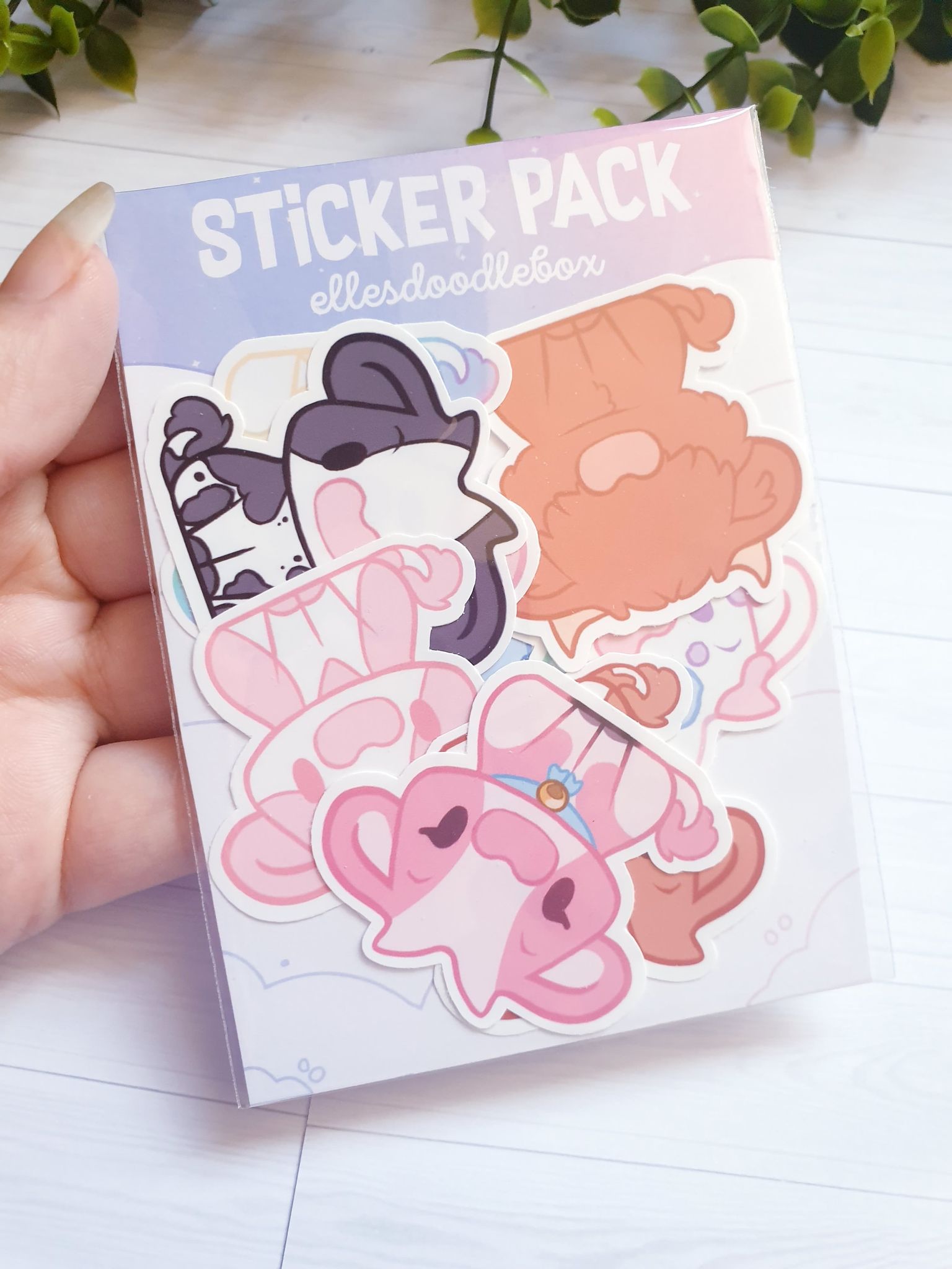 Cow Sticker Pack Cows Sticker Pack – Ellesdoodlebox