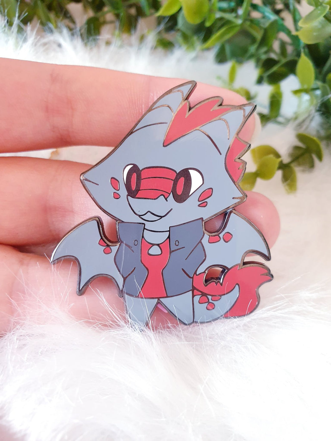 Dragon Black Enamel Pin