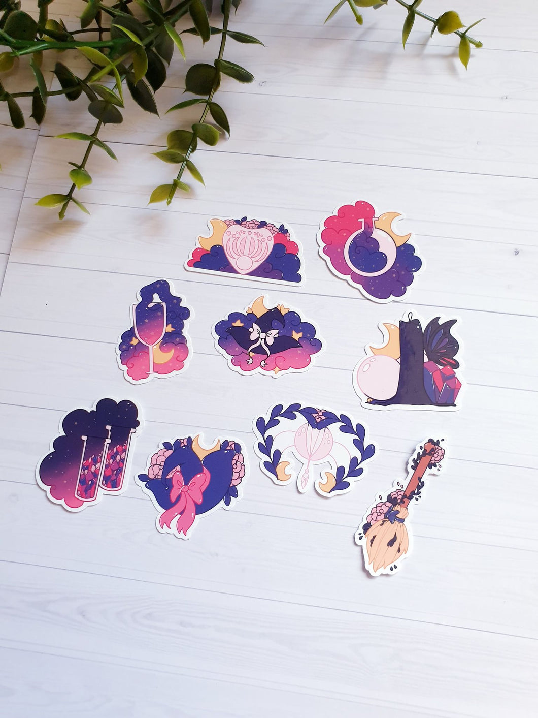 Witchy themed Sticker Pack