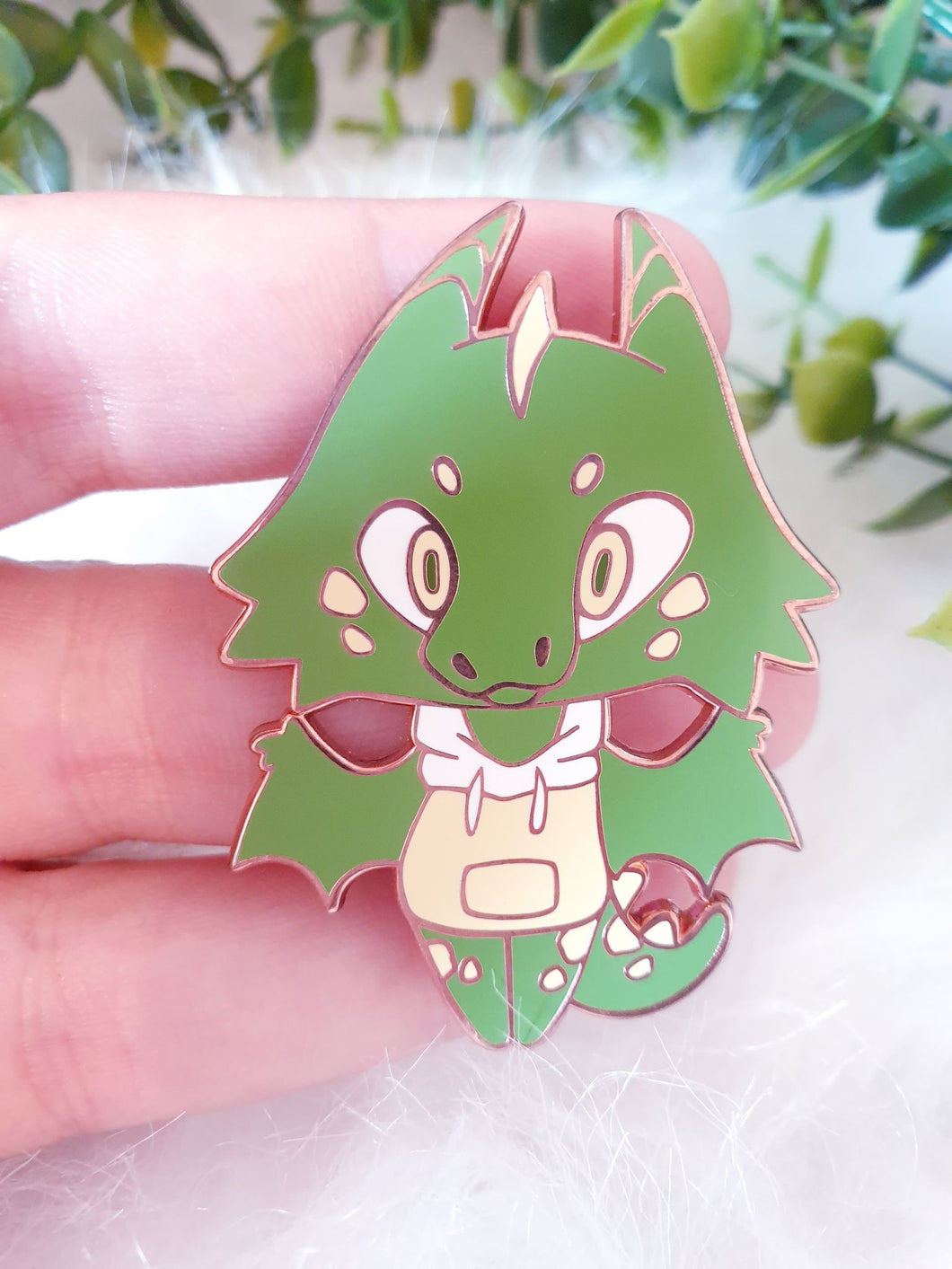 Dragon Green Enamel Pin