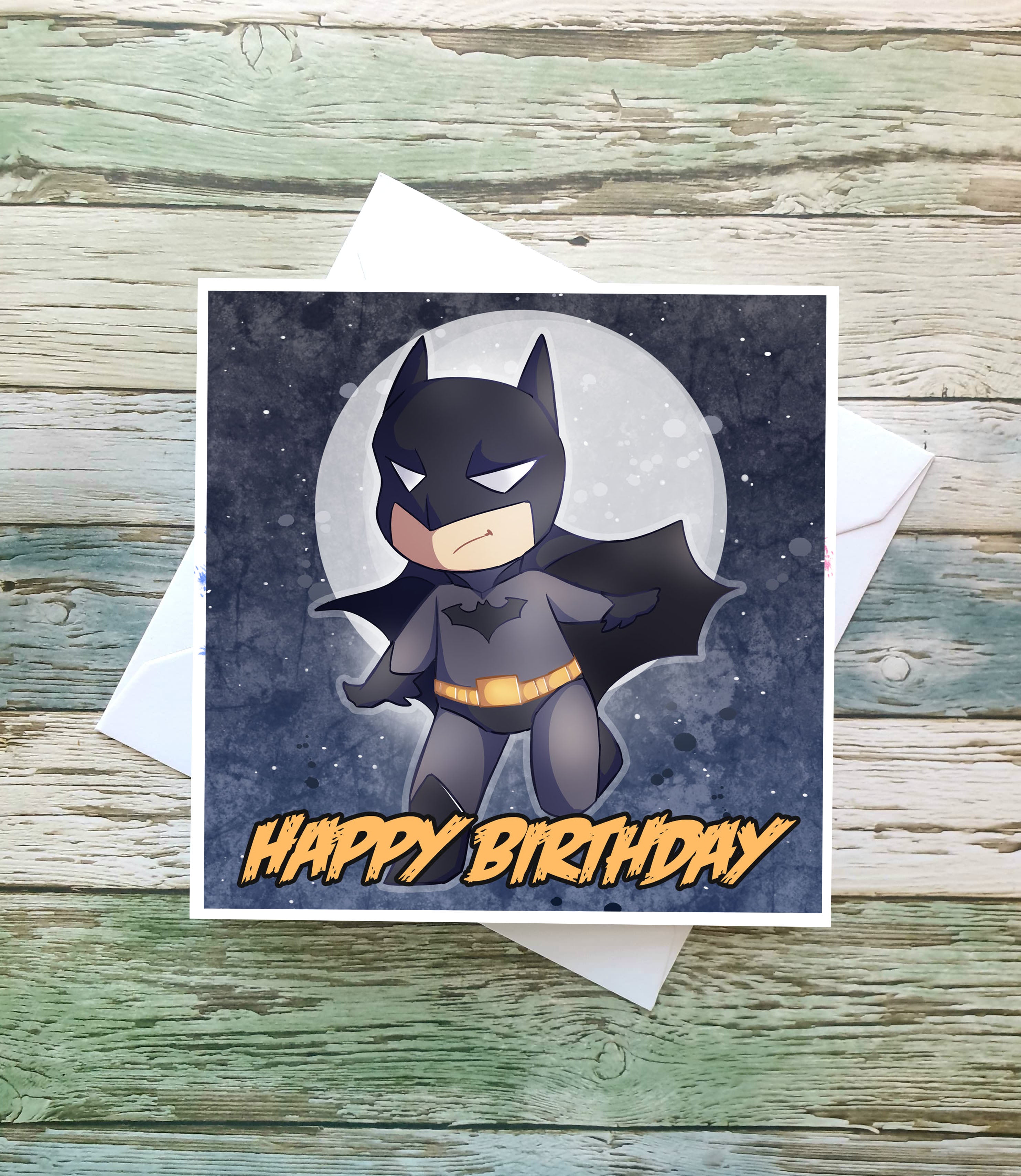 Batman Birthday Card Printable