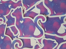 Load image into Gallery viewer, Galaxy Cat Sticker
