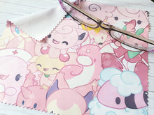 Load image into Gallery viewer, Pink P o k e Lens Cleaning Cloth - for glasses and screens
