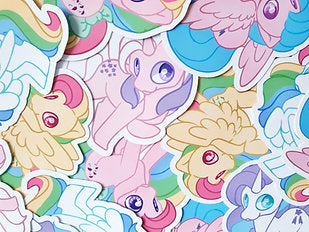 Pony Gen 1 Sticker Set