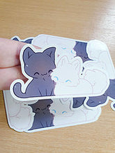 Load image into Gallery viewer, Cat Couple Sticker
