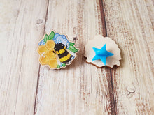 Load image into Gallery viewer, Bee Wooden Pin
