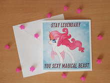 Load image into Gallery viewer, Unicorn Funny Card
