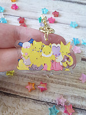 Psychic P o k e 1 / 2in Acrylic Charm