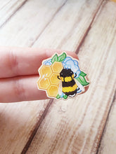 Load image into Gallery viewer, Bee Wooden Pin
