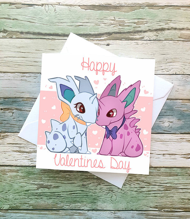 Nidoran Valentines Card