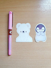Load image into Gallery viewer, Polar Bear &amp; Penguin Sticker
