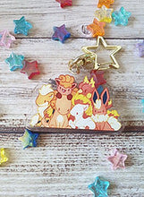 Load image into Gallery viewer, Fire P o k e 1 / 2in Acrylic Charm
